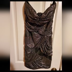 Snake Print Mini Body Con Dress